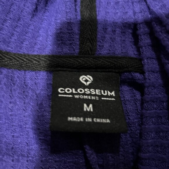 NEW Washington Huskies Colosseum Athletics Purple V Neck Pullover  Women's M - Picture 8 of 10
